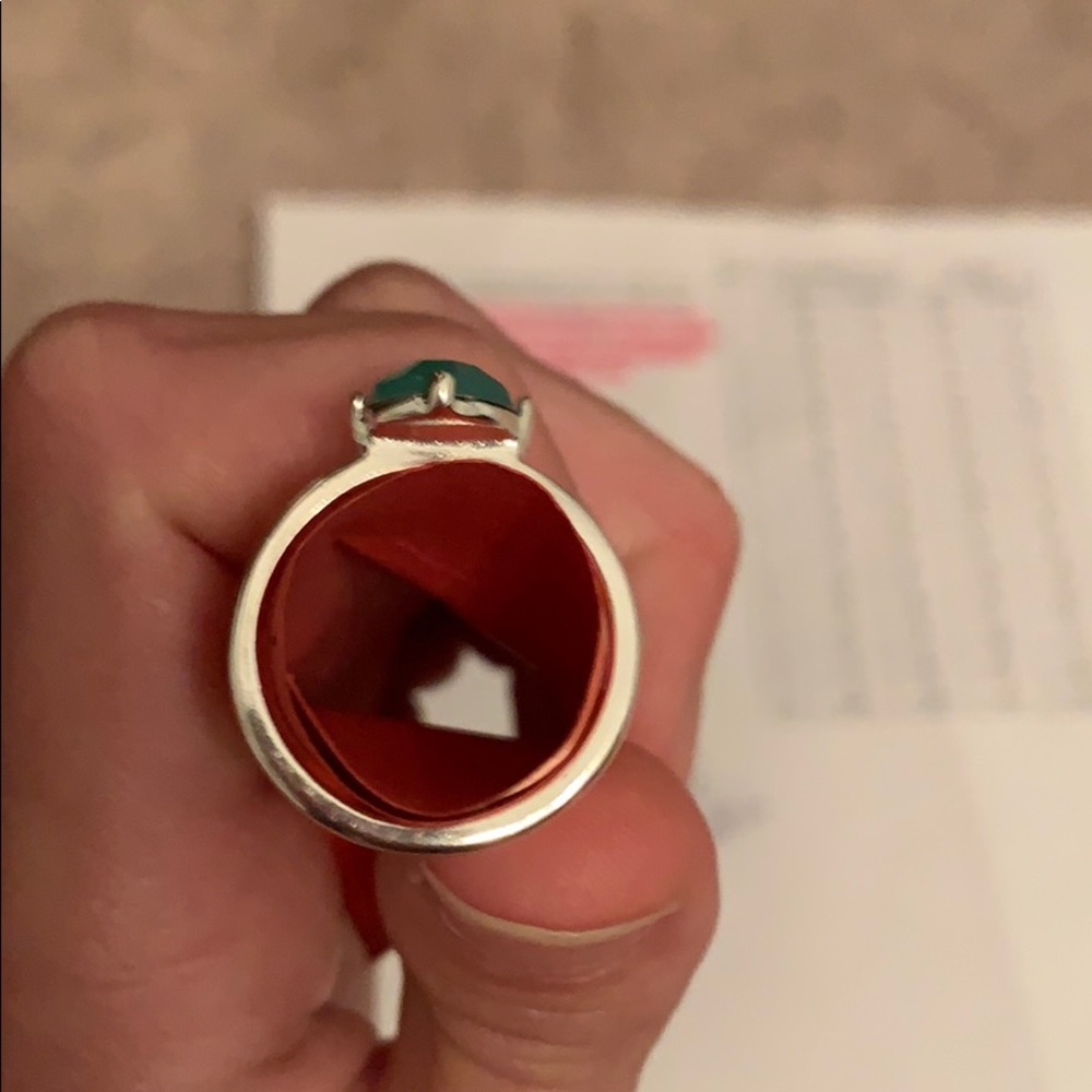 💎 Avon Blue/Green Ring Size 7 💎 - Picture 9 of 11
